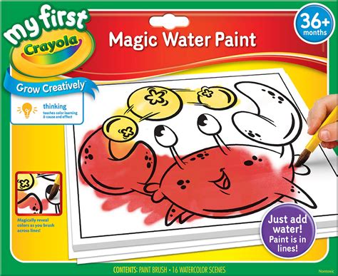 Magic paper paint witu water